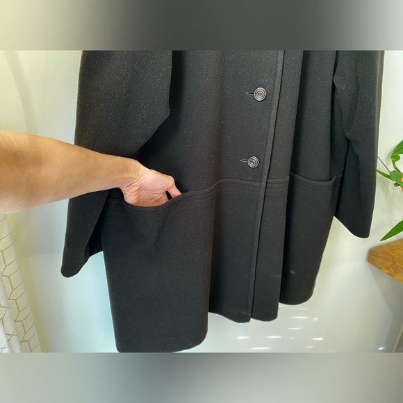 Vintage Dark brown/olive  coat - Picture 8 of 12